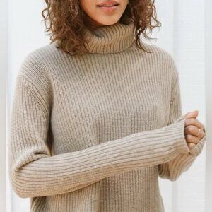 JENNI KAYNE Cashmere Turtleneck M